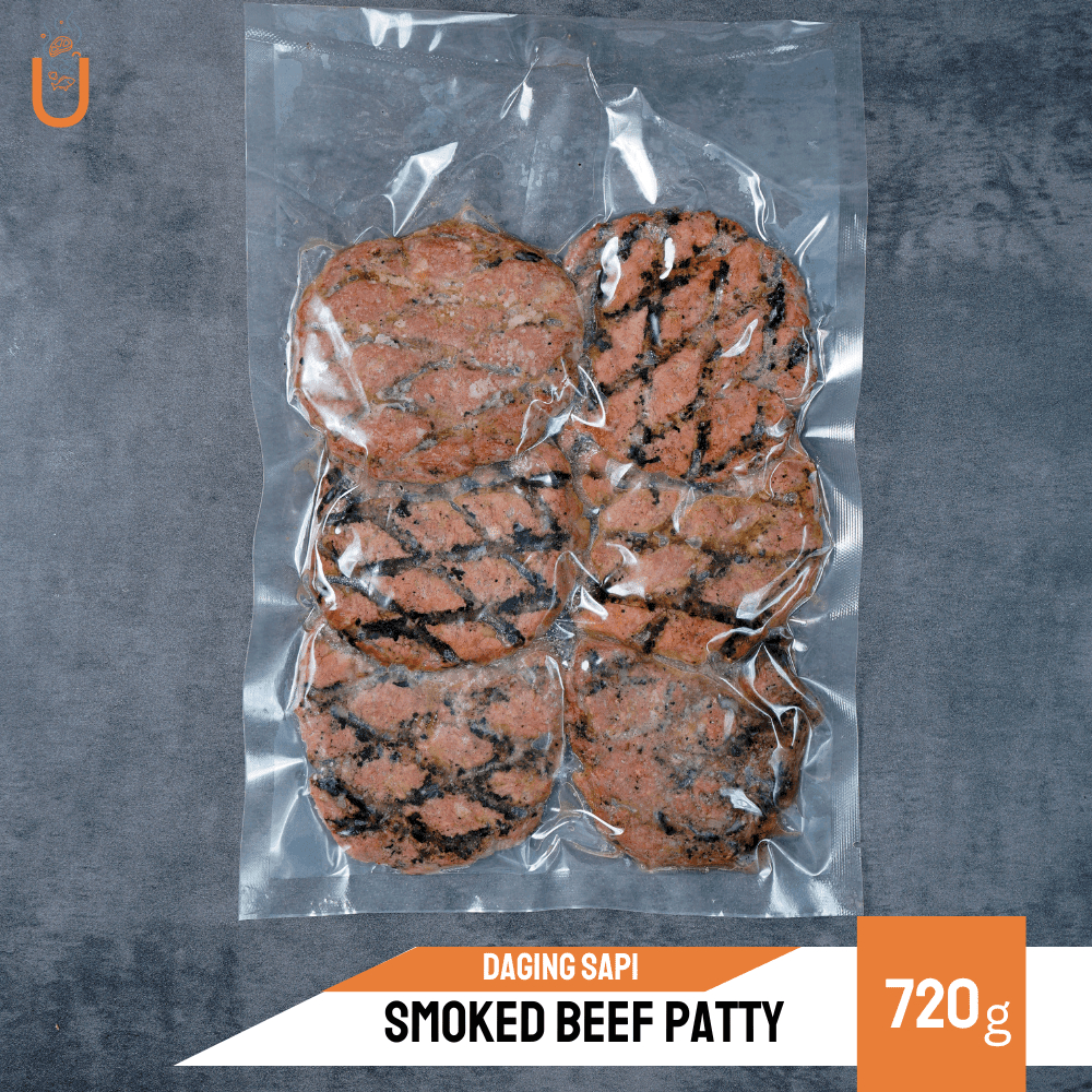

Beef Patty Burger Sapi Frozen 720gr (6pcs Free Sambal)