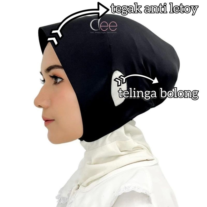 Ciput Anti Budeg Marsha / Ciput Mika Pengantin Marsya / Dalaman Pengantin Hijab Muslim