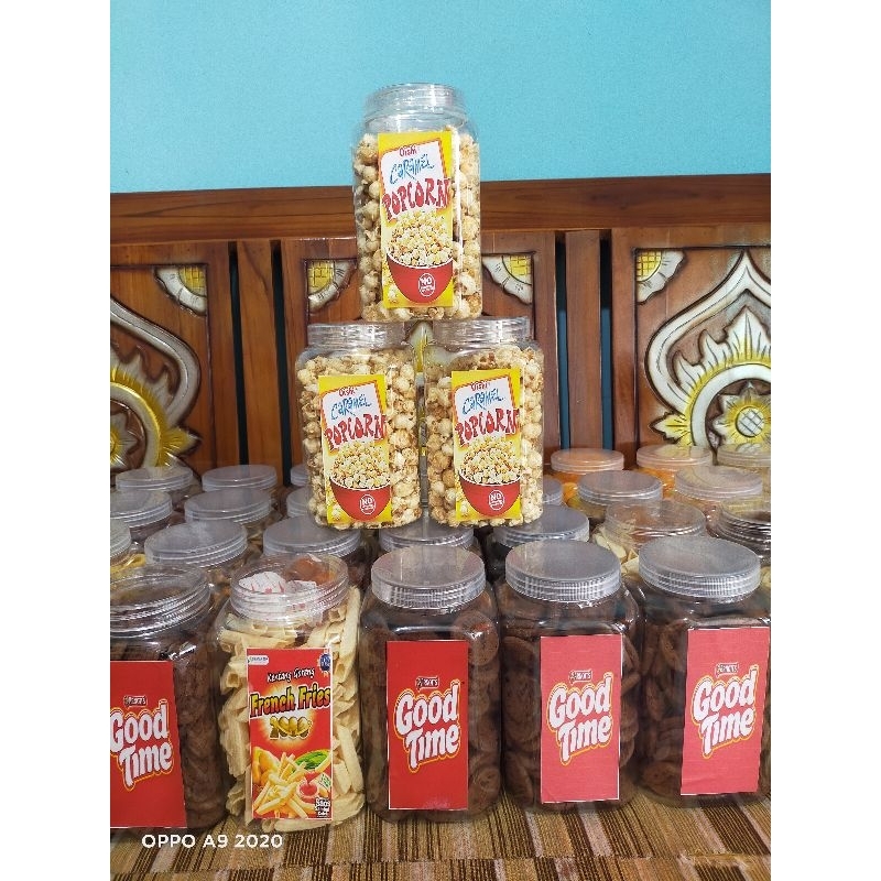 

Popcorn oishi caramel toples 2liter