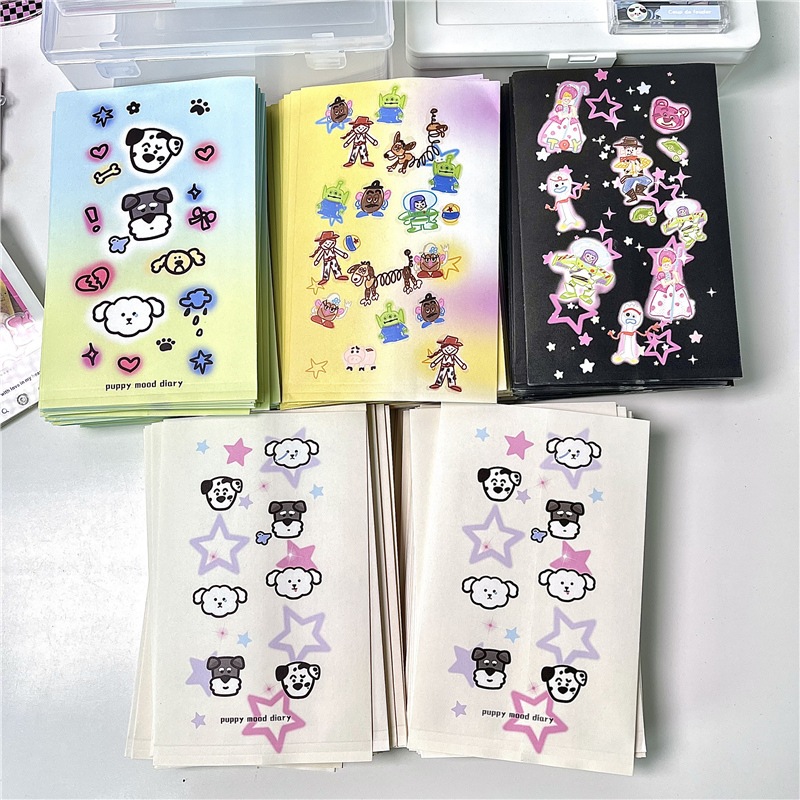 

5pcs Cute ToyStory Characters Paper Bag / Kantong Kertas Kartun Lucu / Flat Paper Bag / Fancy Kantong Packing Online Shop