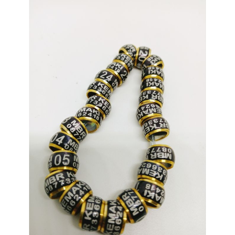TERMURAH!! RING MERPATI CERAK NAMA SENDIRI  DONAT MK MINIMAL 25 BIJI