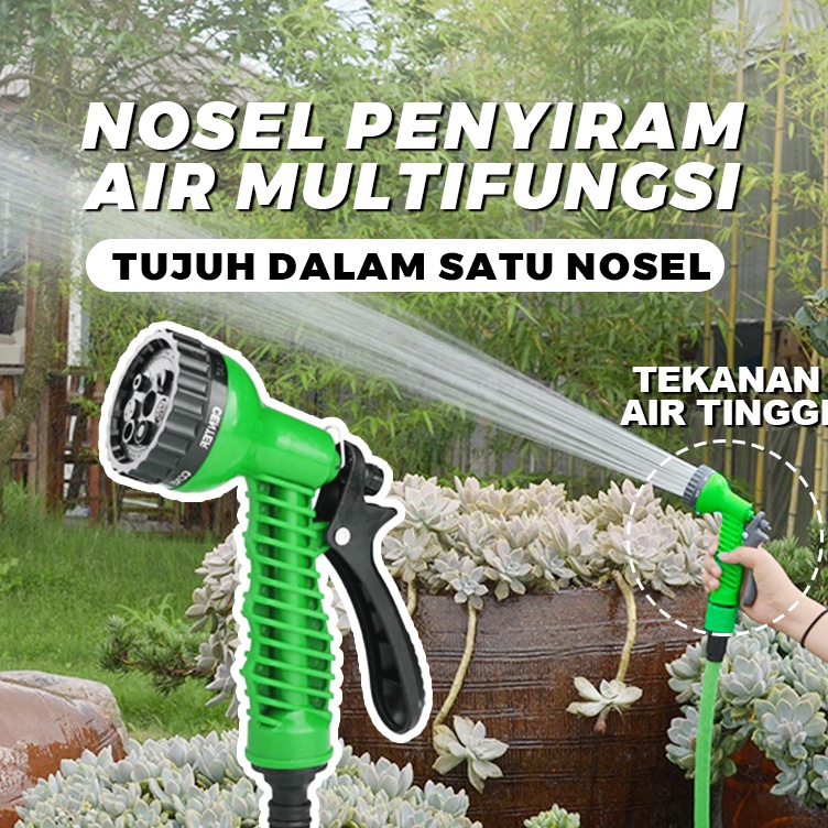 Spesial TERMURAH Semprotan Air 7 Posisi Semprotan Selang Cuci Motor Mobil Nozle SprayerSemprotan Tam