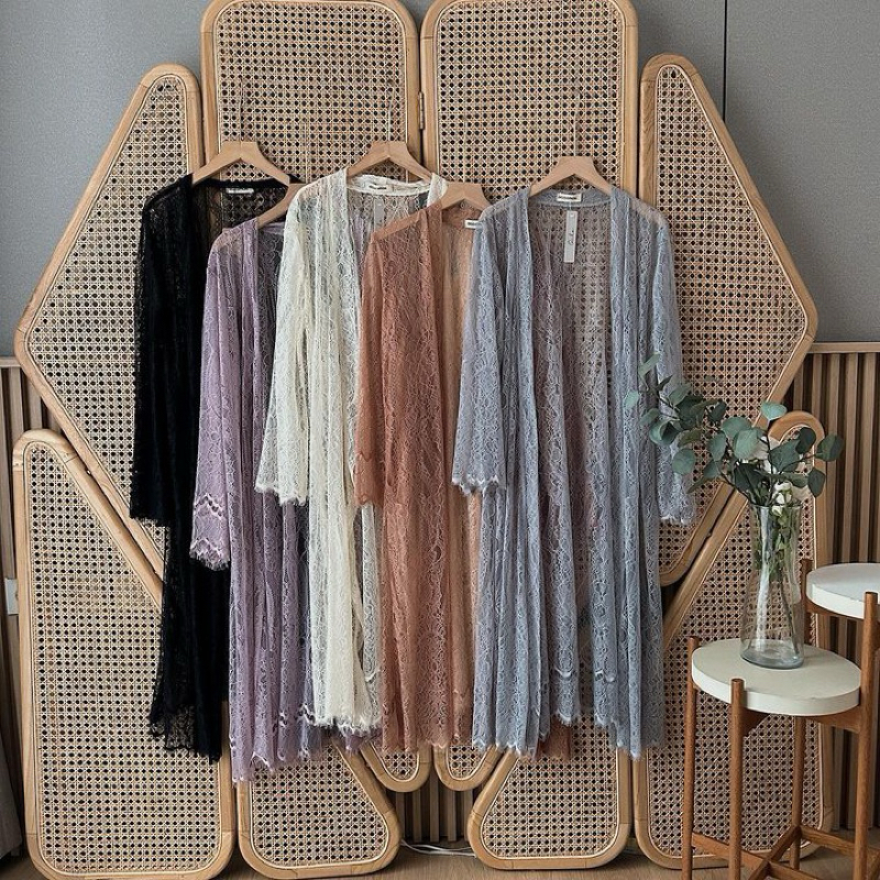 Leia Long Outer by Oclo | outer lace brukat