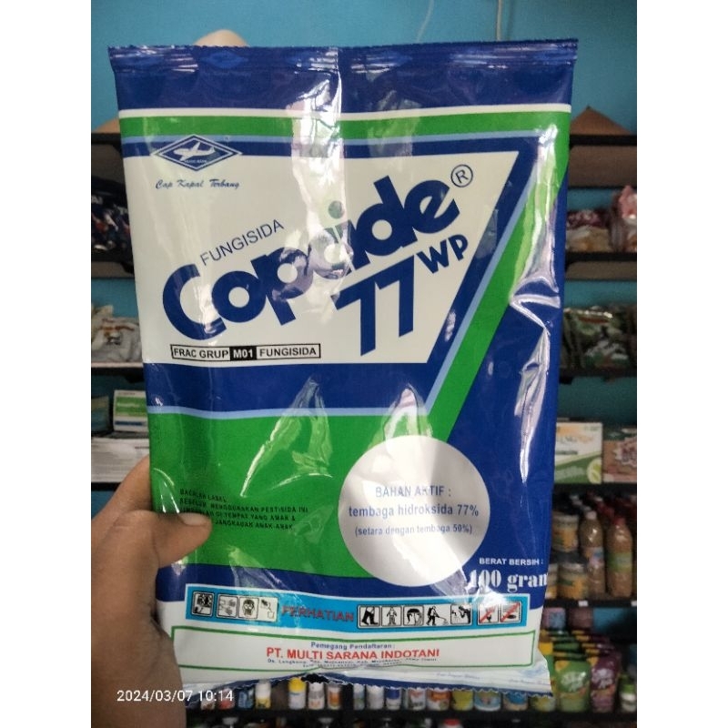 FUNGISIDA COPCIDE 77 WP 100 GR