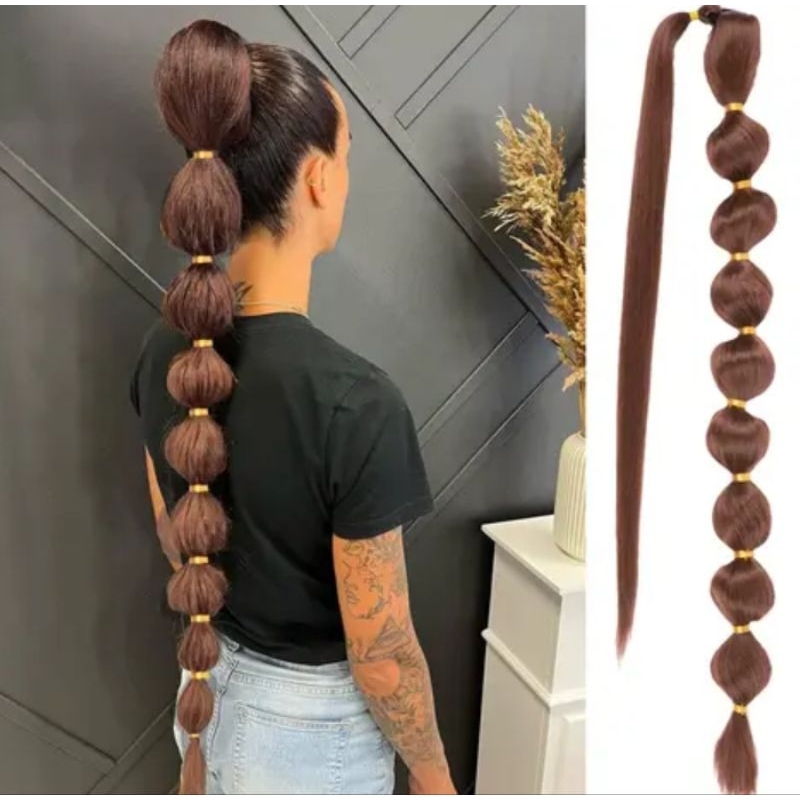 GRIYA REMA Rambut Sambung Kepang Rambut Kepang Rambut Sambung Kepang Balon Rambut Panjang