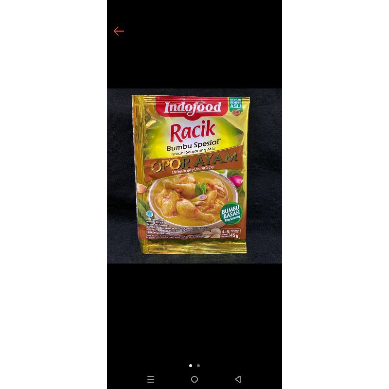 

Indofood racik special opor ayam