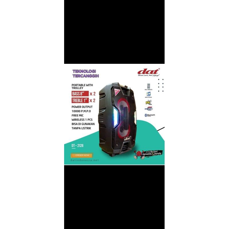 SPEAKER PORTABLE DAT DT 2128