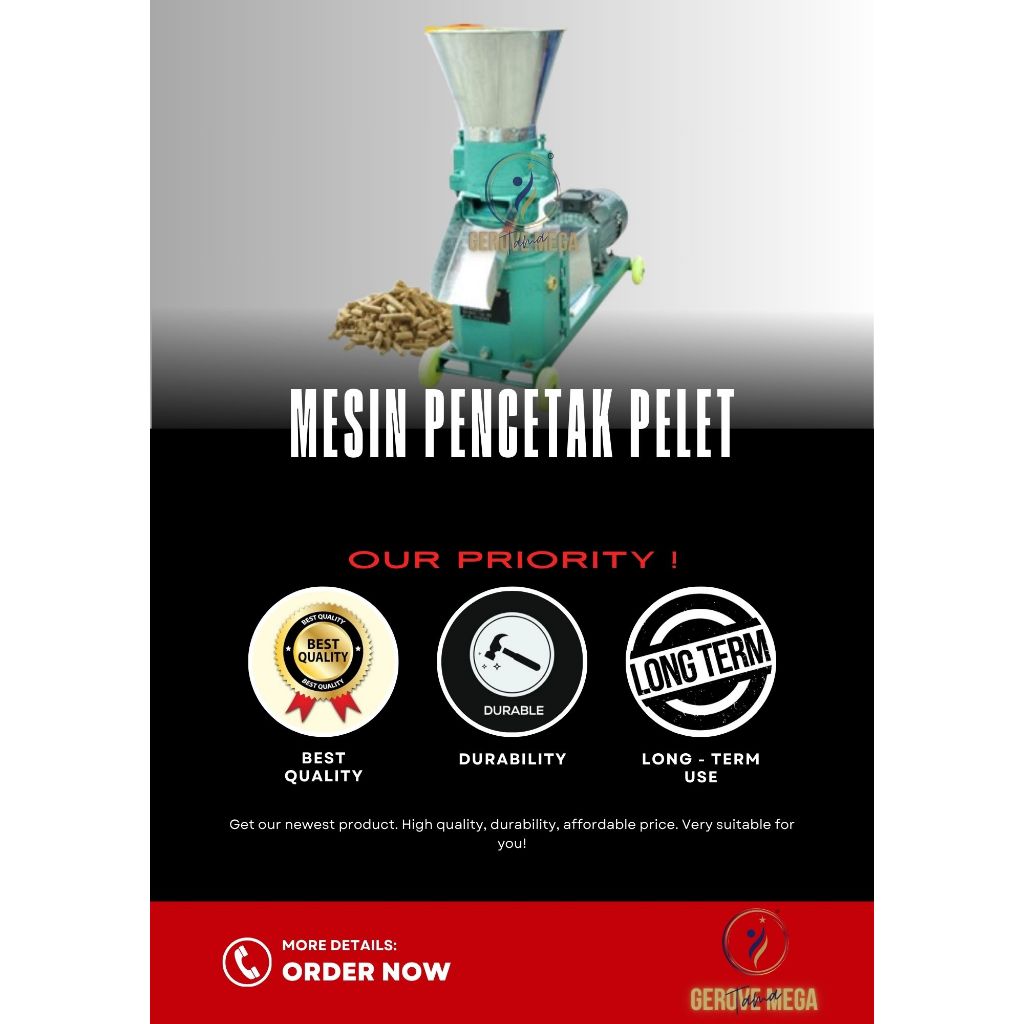 Mesin Pencetak Pelet - Mesin Pembuat Pelet - Mesin Pelet - Mesin Pakan