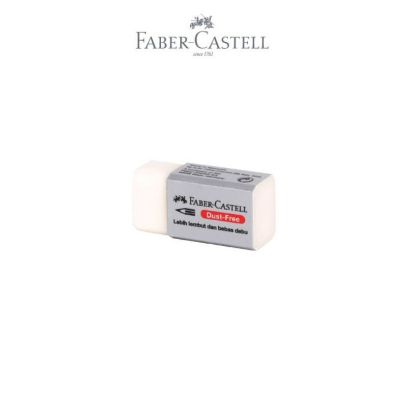 

Penghapus Putih kecil Faber Castell / Eraser Dustfree small white Faber castell
