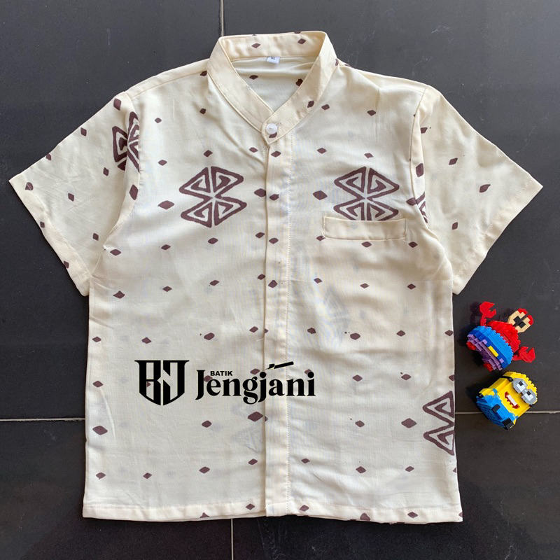 Kemeja Anak Shibori Handmade Arunika
