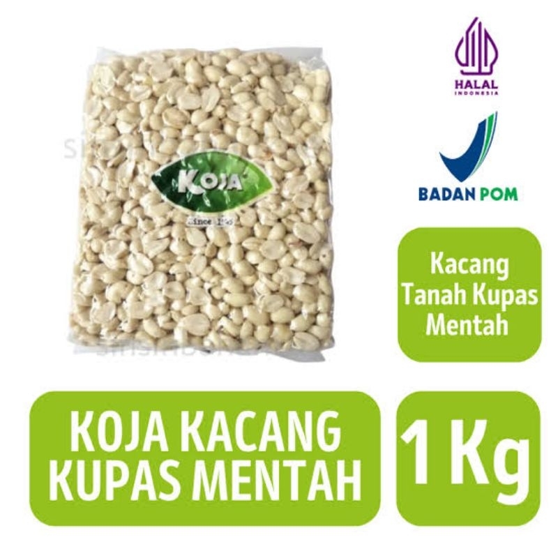 

1KG KACANG KUPAS PREMIUM | Kacang kupas Koja 1 Kg | CEMILAN HARI RAYA | KACANG KUPAS | KACANG VAKUM