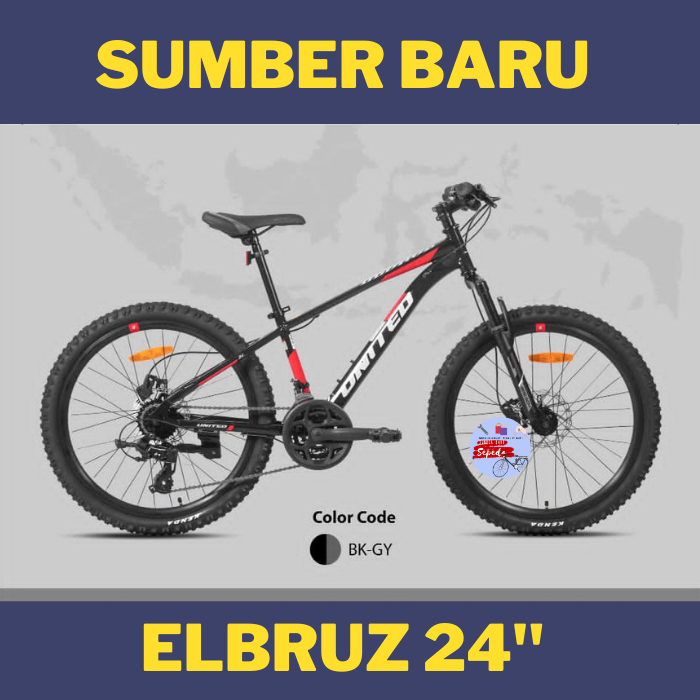 Sepeda Gunung Mtb United Elbruz 24 inch