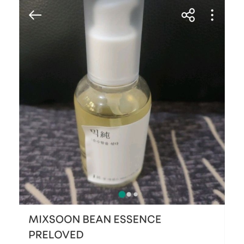 mixsoon bean essence carousell
