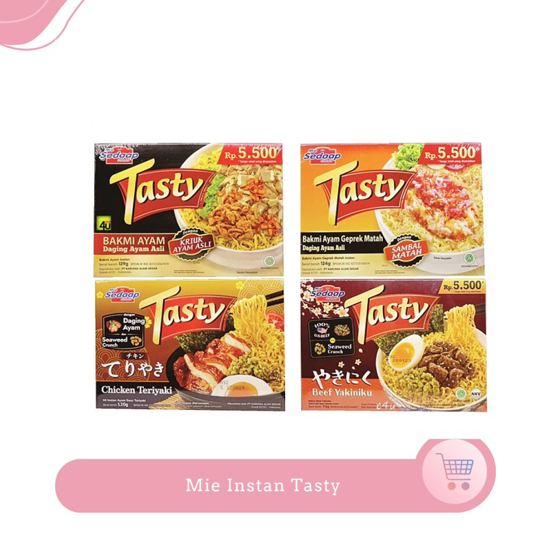 

Sedaap Tasty Mie Instan Bakmi Geprek Teriyaki Yakiniku