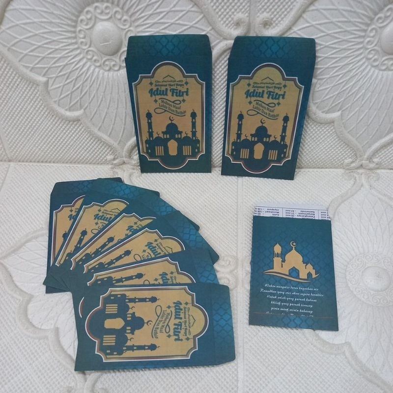 

ampau lebaran gambar masjid , kartun dan makanan & minuman isi 100 pcs