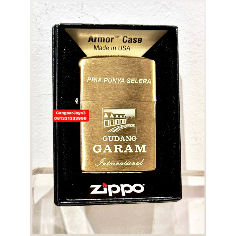 korek zippo original USA 168Armor GUDANGGARAM