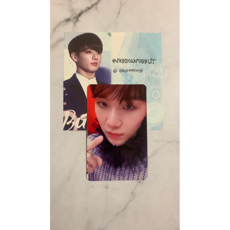 BTS SUGA Yoongi Answer S photocard pc