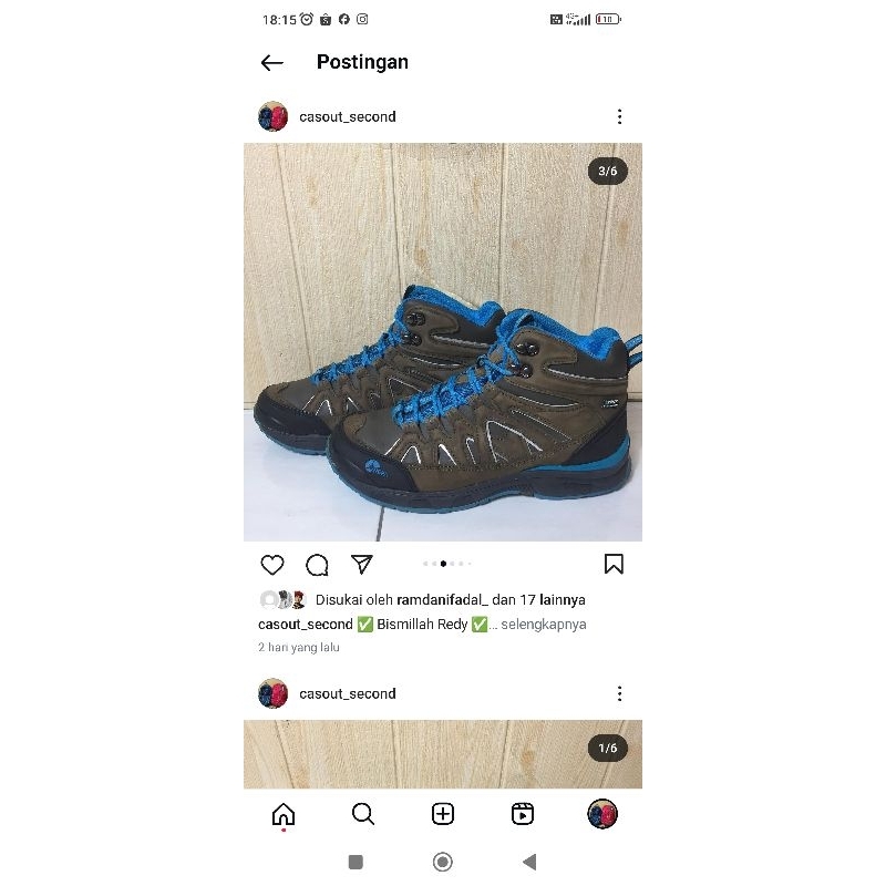 sepatu outdoor Nepa original