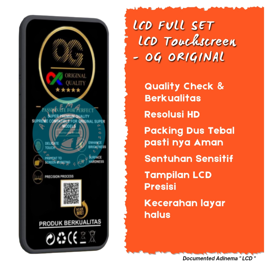 LCD FULL SET LCD TOUCHSCREEN OPPO F1s LCD OG ORI
