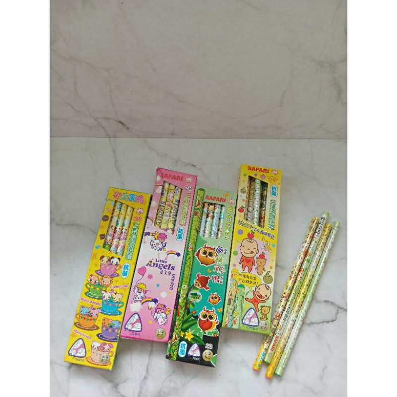 

Pensil Kayu 2B Karakter Murah Isi 12 pcs