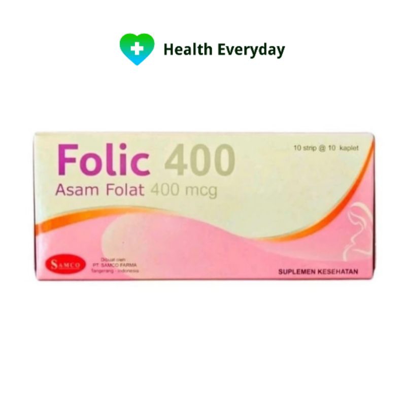 Folic 400 Asam Folat 400 mcg
