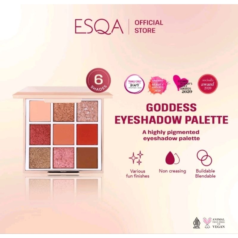 ESQA GODDESS EYESHADOW PALETTE
