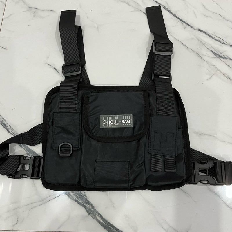 Chest bag hgul import premium tas dada anak motor tactical