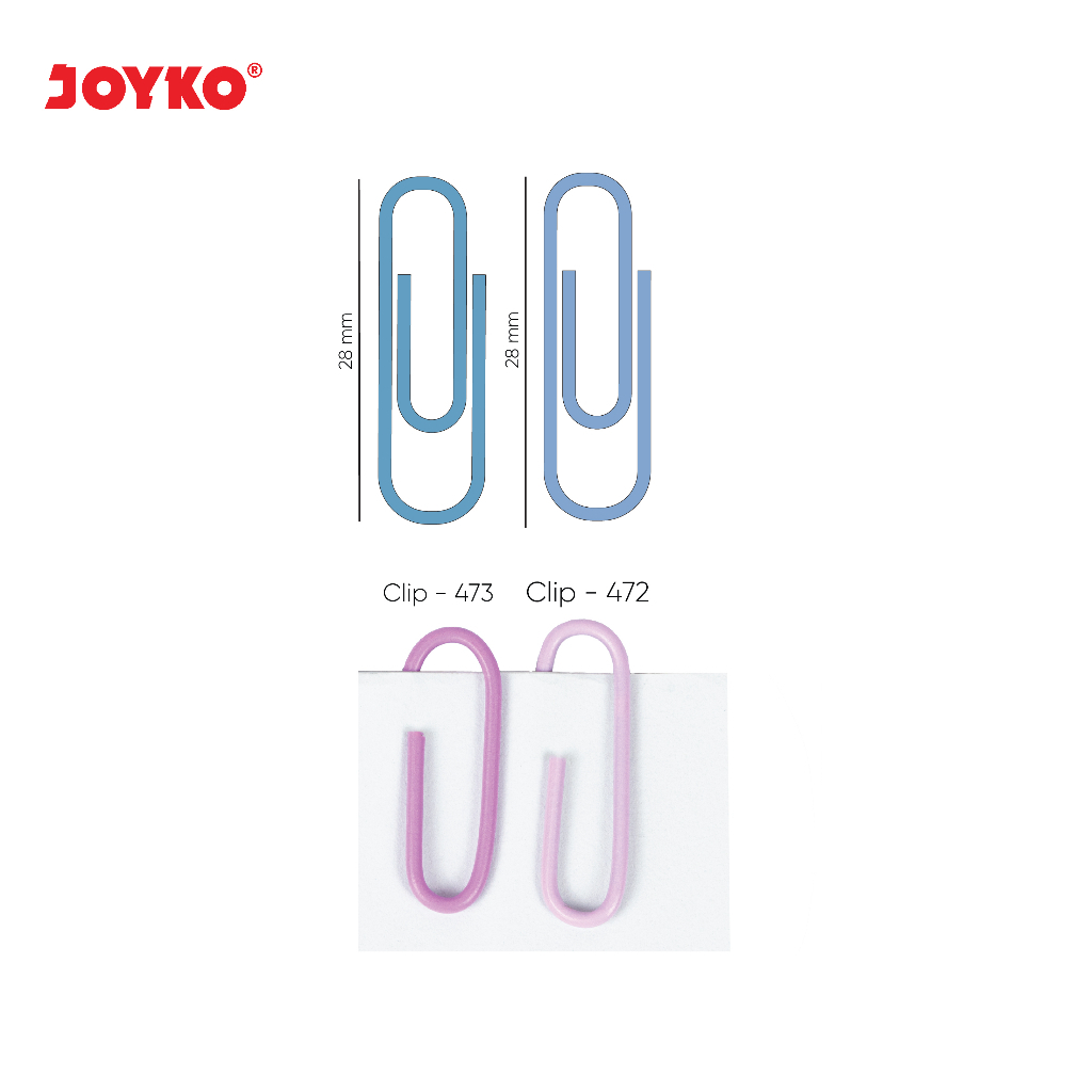 

Paper Clip Klip Penjepit Kertas Joyko 1 Pack isi 150 Pcs