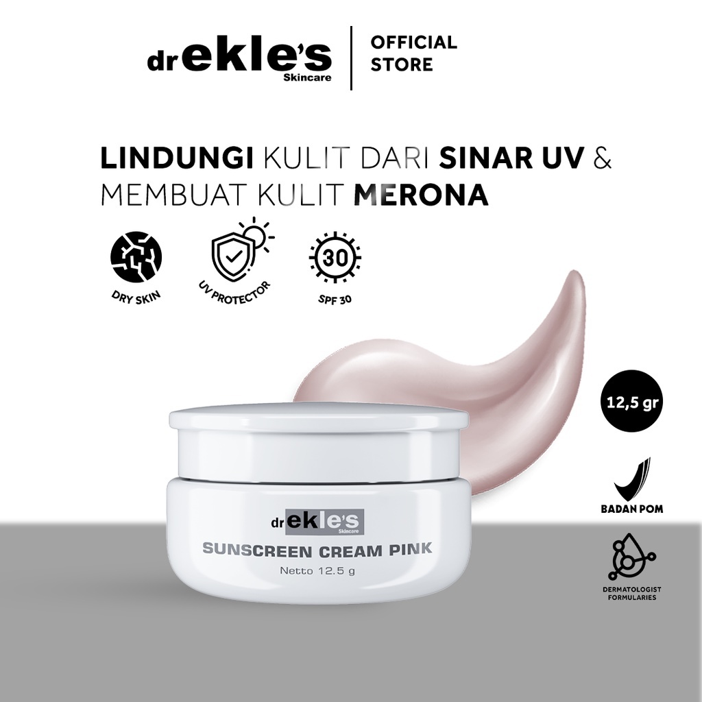 dr Ekles Skincare - Sunscreen Cream Pink Premium