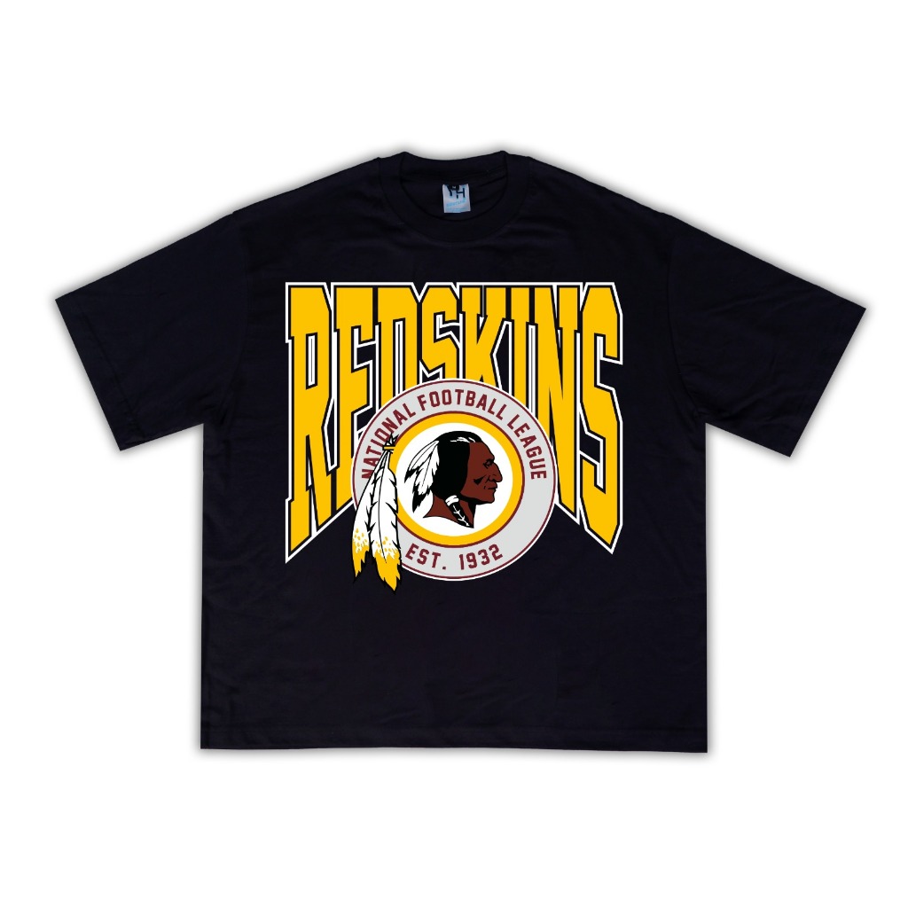 REDSKINS WASHINGTON COMMANDERS NFL TSHIRT VINTAGE KAOS MAROON TEAM FOOTBALL