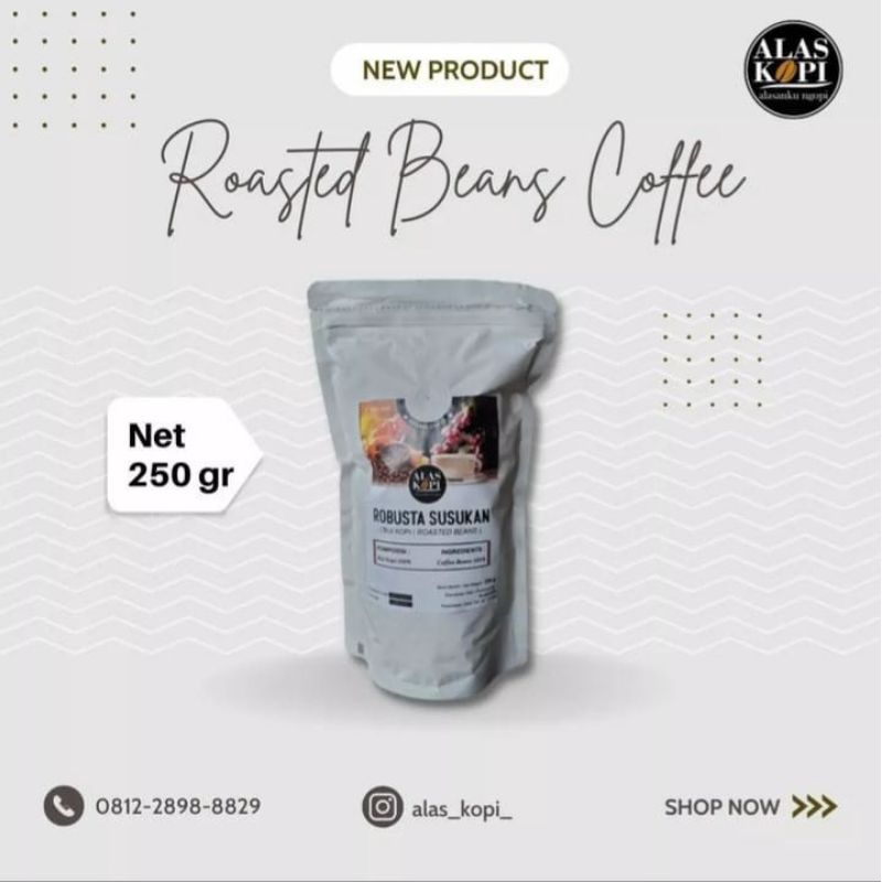 

Biji kopi Robusta Banyumas 100% asli [ 250 gr ]