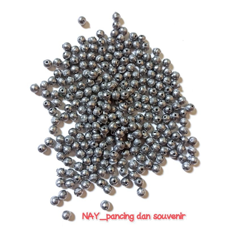 Timah lada pemberat untuk mancing per 5 pcs