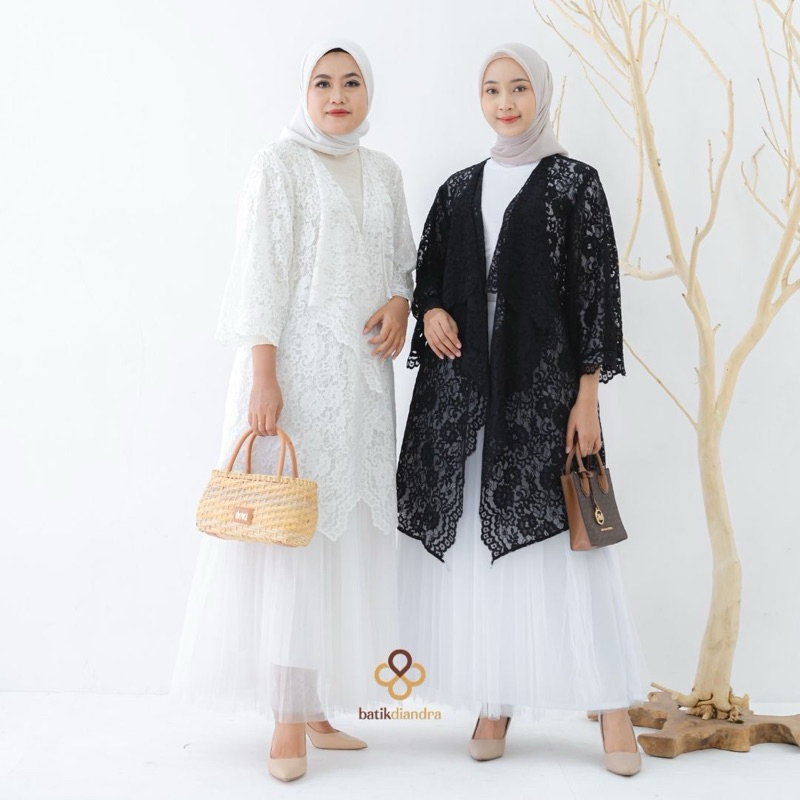 Batik Outer Atasan Wanita Kekinian Baju Kerja Modern Couple by Fahima Outer
