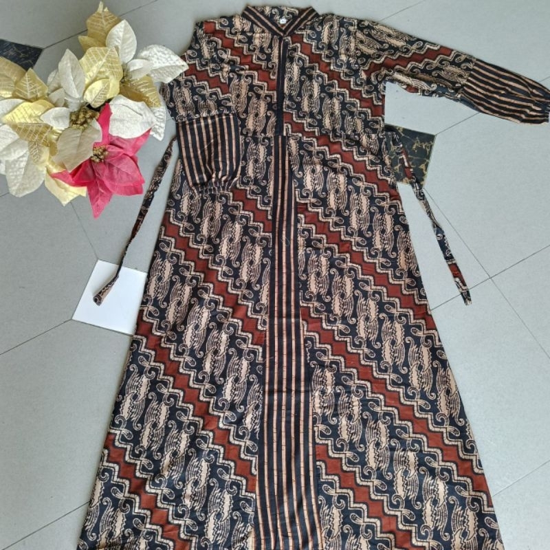 Baju Gamis Batik Anak Perempuan 2-12 Tahun