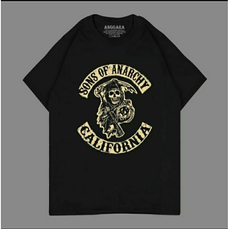 KAOS METAL SONS OF ANARCHY CALIFORNIA/KAOS BAND MURAH BERKUALITAS