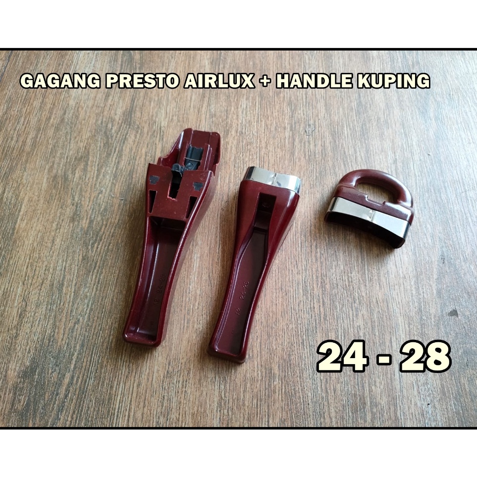 Laris PAKET GAGANG PRESTO AIRLUX 2428 PLUS HANDLE KUPING PANCI ORIGINAL y Kemasan Baru Terlaris