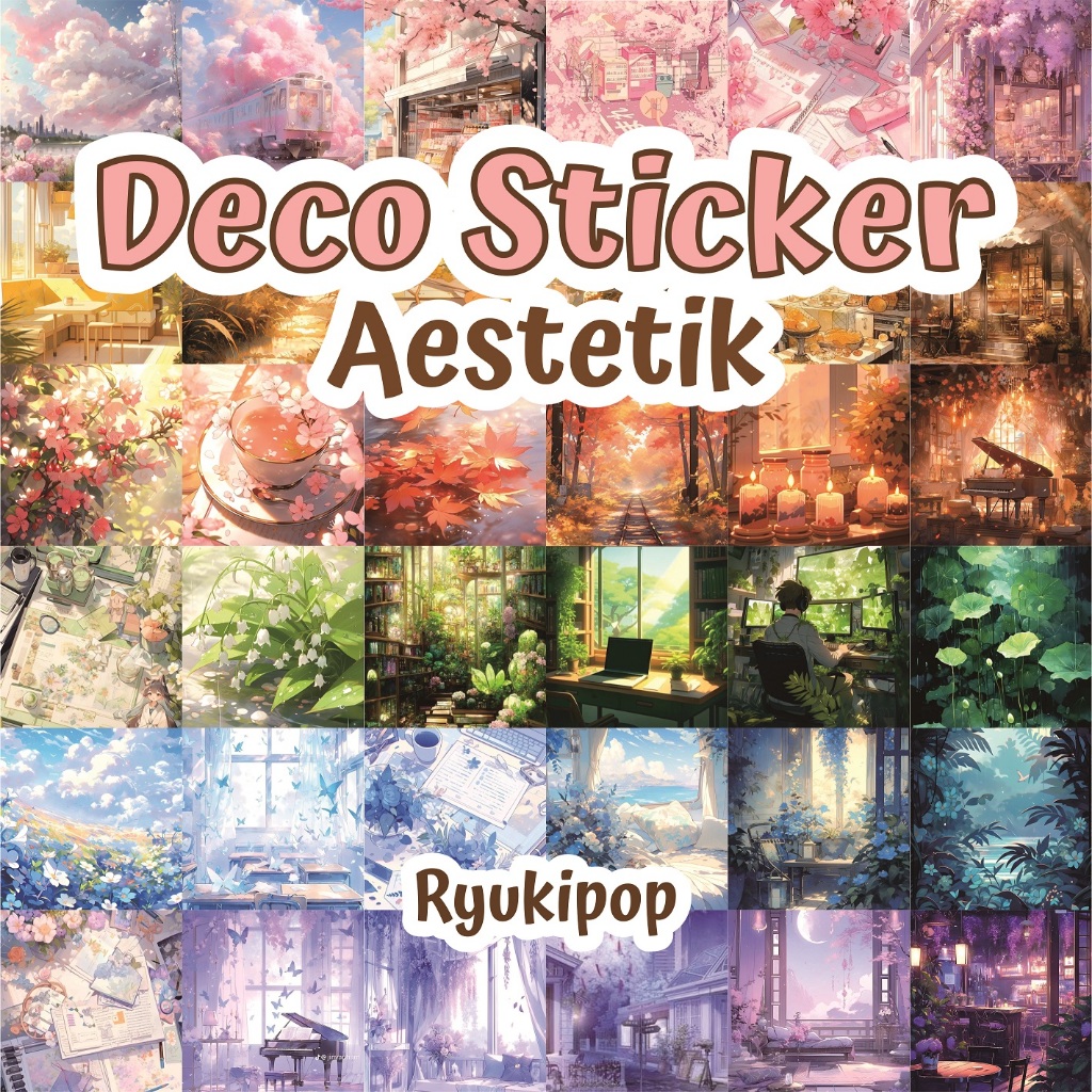 

[100 PCS] DECO STICKER AESTETIK