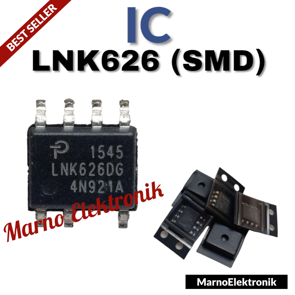 IC LNK 626 LNK626 LNK626DG LNK 626DG LNK-626 SMD ASLI ORI ORIGINAL