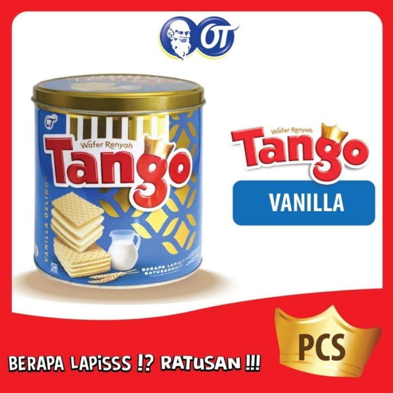 

TANGO WAFER VANILLA 240GR KALENG - EXP 10.2025