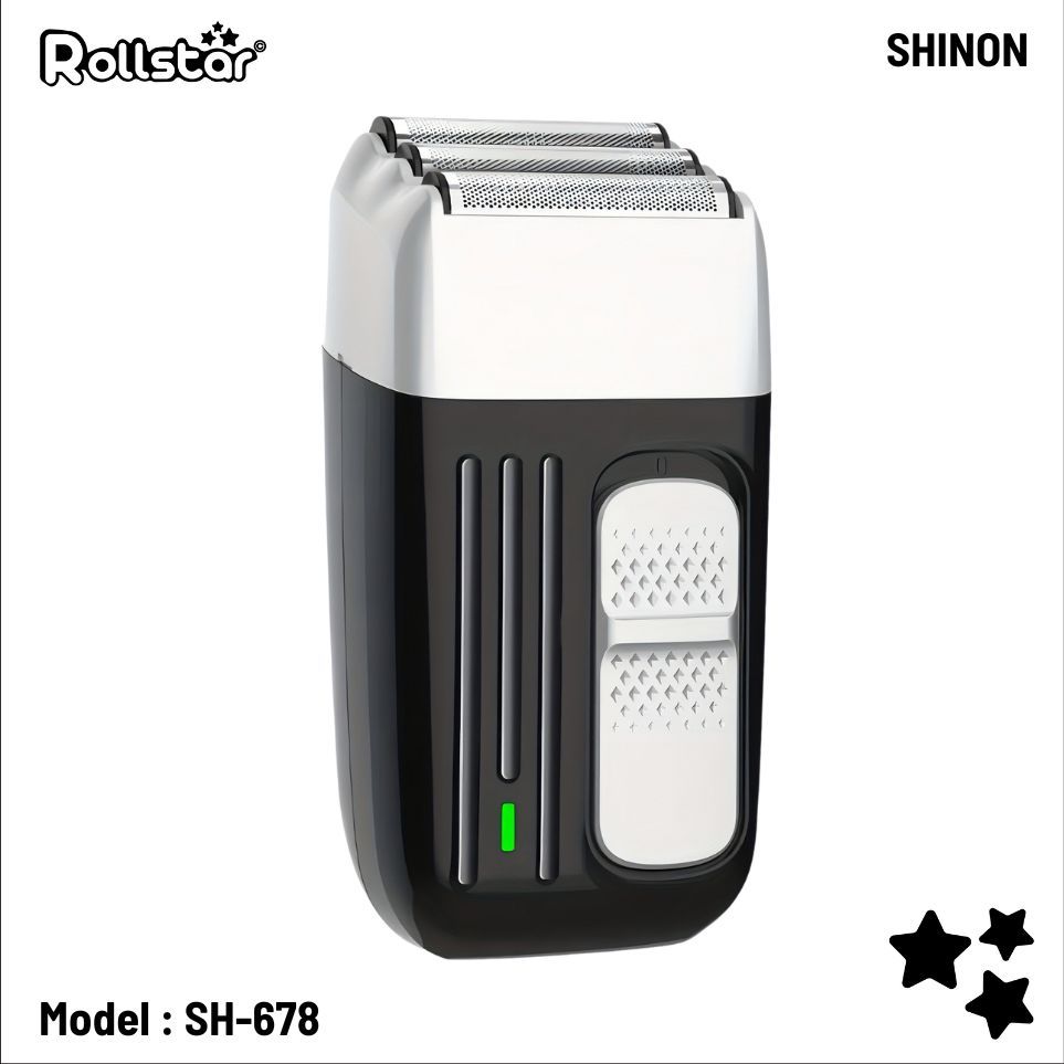 SHINON S-678 Alat Cukur Kumis Jenggot Botak Cukuran Kumis Jenggot Mini Listrik Elektrik