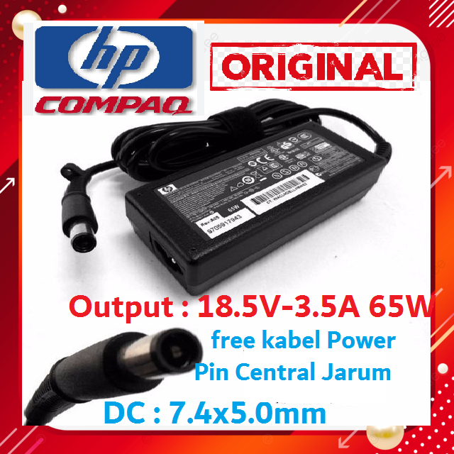 CAS CASAN Adaptor Charger Laptop HP Compaq CQ40 CQ41 CQ42 CQ43 CQ35 HP 1000 Original