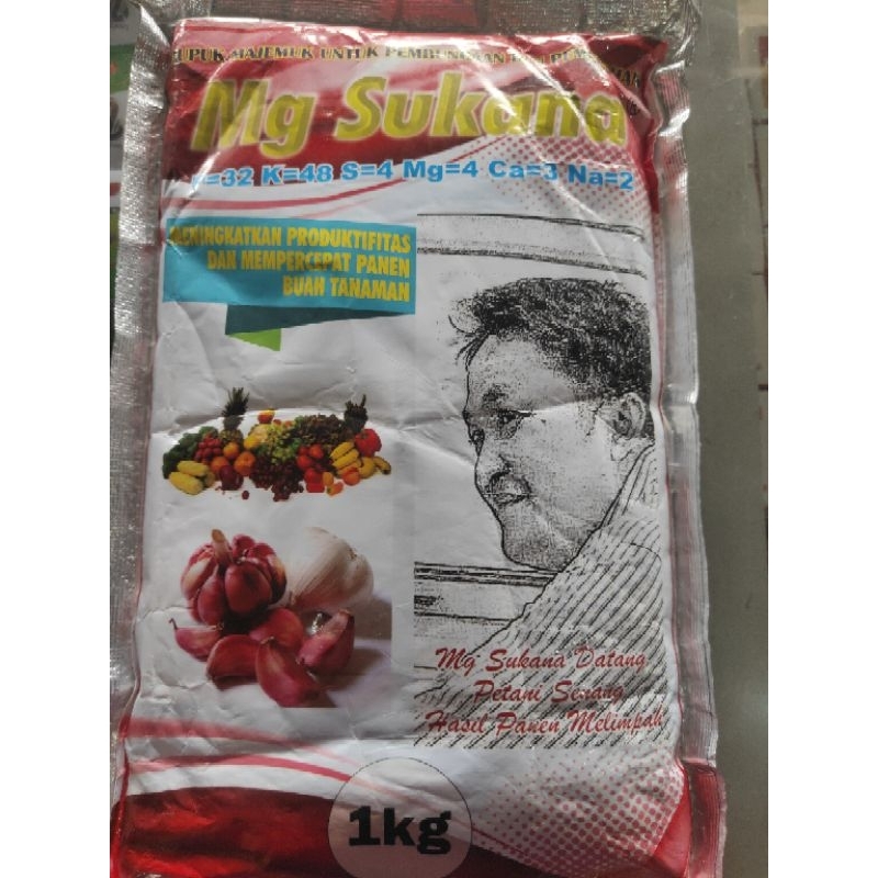 obat pertanian pupuk majemuk pembuahan dan bunga MG SUKANA 1KG
