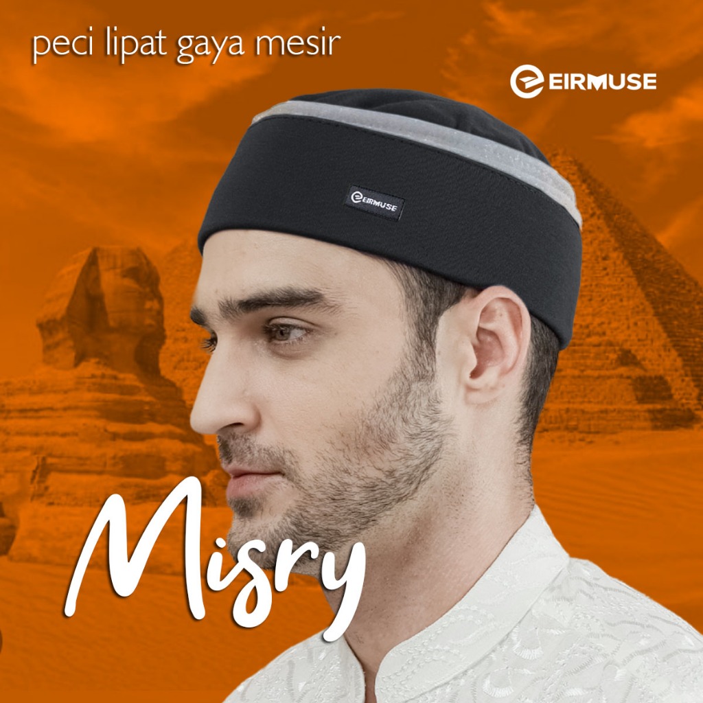 Topi Kopeah Premium Peci Lipat Mesir Misry Caps Eirmuse