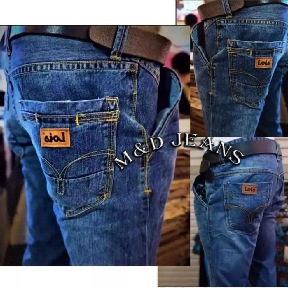 Celana Panjang Jeans Lois Original -Celana Reguler Fit Jeans-Celana Lois Terbaru