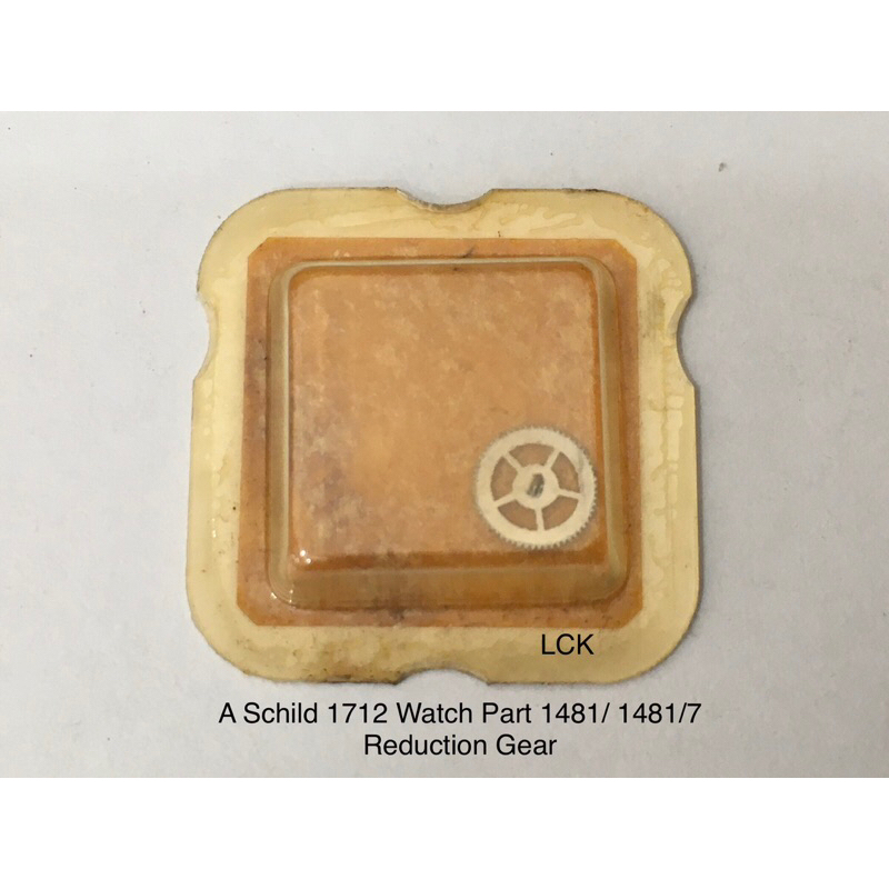 A Schild 1712 2066 Watch Part 1481 1481/7 Reduction Gear / A Schild 1712 2066 Part 1481 1481/7 untuk