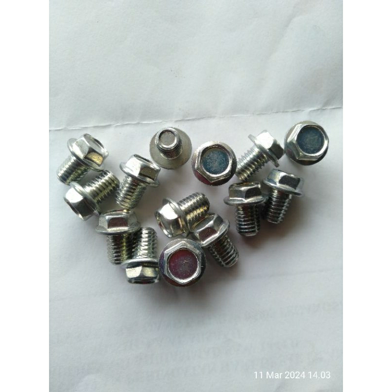 baut 12 kunci 10 panjang 1,2 cm original