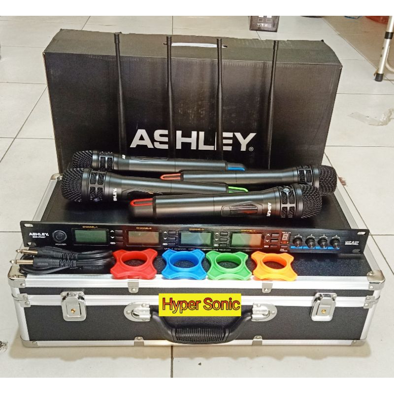 Microphone Mic Wireless 4 Handle MC Four ASHLEY