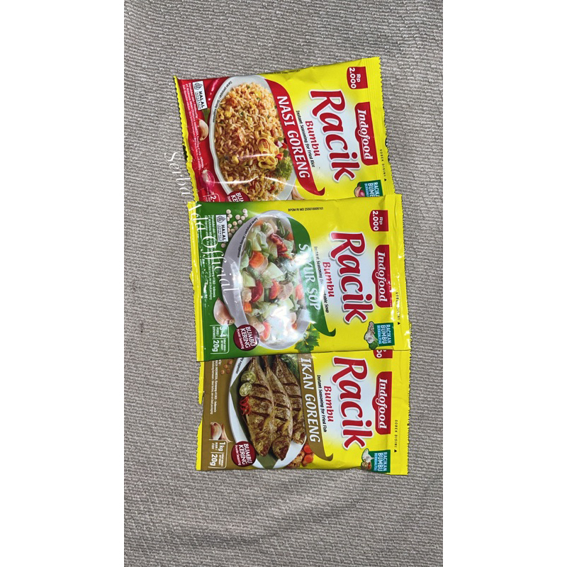 

RACIK NASI GORENG / IKAN GORENG / SAYUR SOP