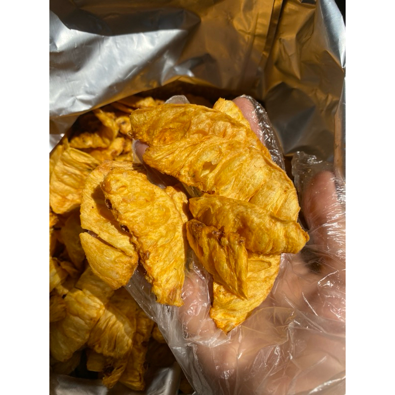 

keripik buah nanas madu 250gr manis renyah enak