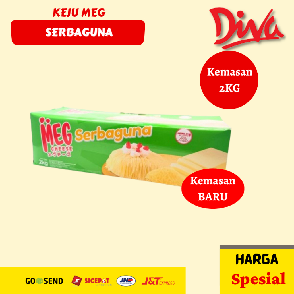 

Meg Serbaguna 2 kg | Keju Cheddar Serbaguna